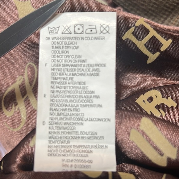 HURLEY Women’s Brown Tan Trench Peacoat with Buckle & Button Details Full Zip M - Picture 7 of 8